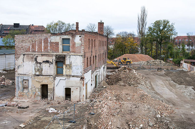 Brauns Quartier, Abbruch und Vorbereitung für neue Immobilien in Quedlinburg, Immobilienmarkt, Wohneigentum, Eigentumswohnung, Wohnung kaufen